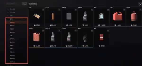 《暗區突圍：無限》全物品分類解析