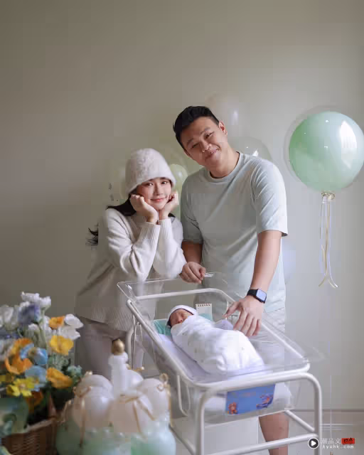 恭喜！秋雯喜迎寶寶！曬一家三口照：成功把小隊長帶來地球！