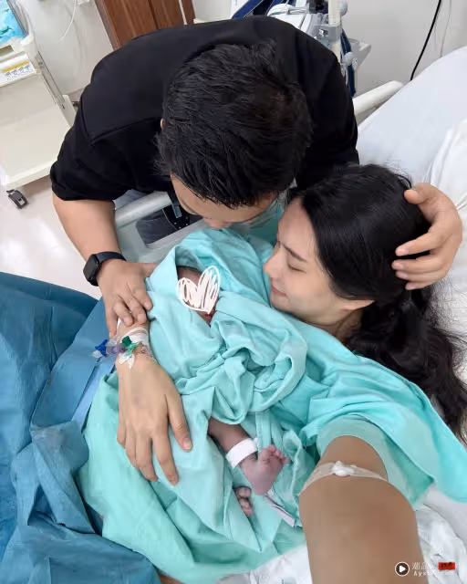 恭喜！秋雯喜迎寶寶！曬一家三口照：成功把小隊長帶來地球！