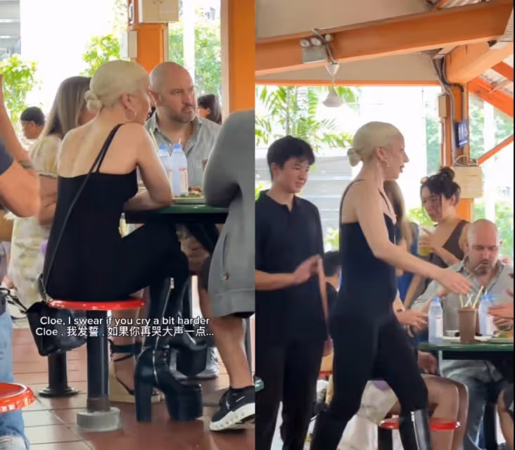 不愧是Lady Gaga！現身新加坡Foodcourt吃飯   腳上「狠天高鞋」超搶鏡