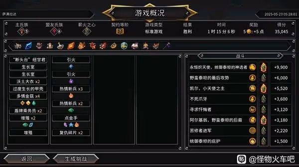 《怪物火車2》蘑菇人公式化通關攻略