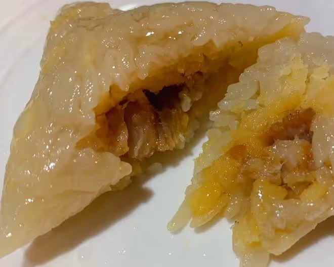 綠豆豬肉粽子