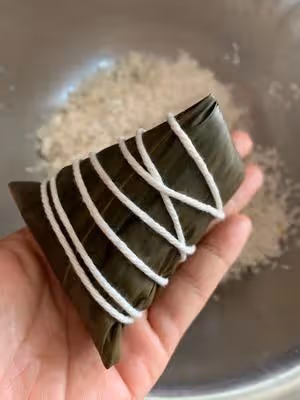 綠豆豬肉粽子