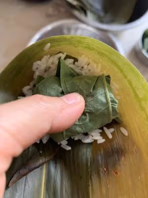 綠豆豬肉粽子