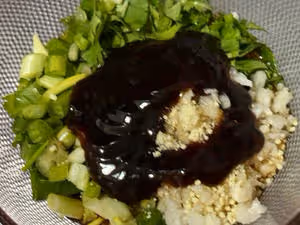 土豆茄子拌雞蛋