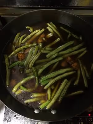 百吃不厭的東北豆角燉肉
