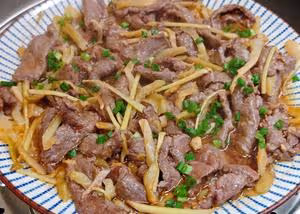 快手菜-榨菜蒸牛肉