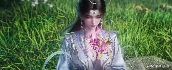 仙逆劇場版:李慕婉為愛人煉丹,與王林大秀恩愛,白衣長裙好美