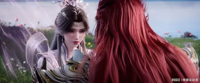仙逆劇場版:李慕婉為愛人煉丹,與王林大秀恩愛,白衣長裙好美