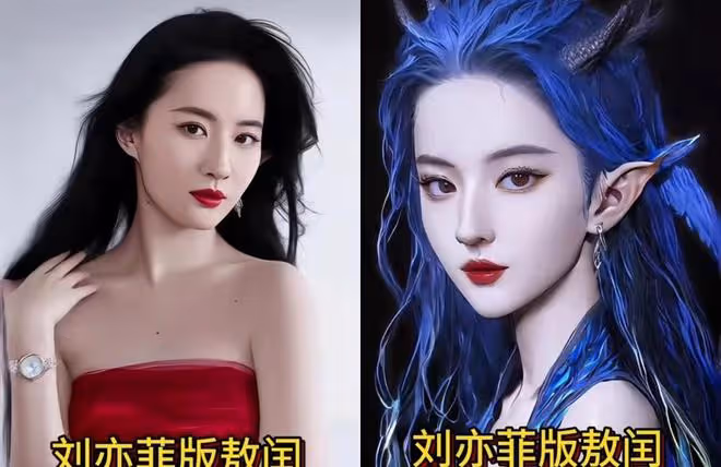 哪吒2:女明星變身敖閏,趙露思甜美,趙麗穎高級,郭珍霓太對味了
