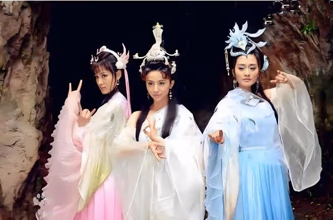 封神2:陳坤飾演通天教主,三霄娘娘首次露面,瓊霄演員是大美女
