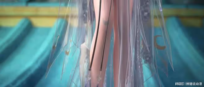 大美女邀月公主正式亮相，大長腿配白裙太誘人，還得了一個戰仆