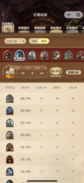 《爐石傳說》灌注薩卡組代碼分享