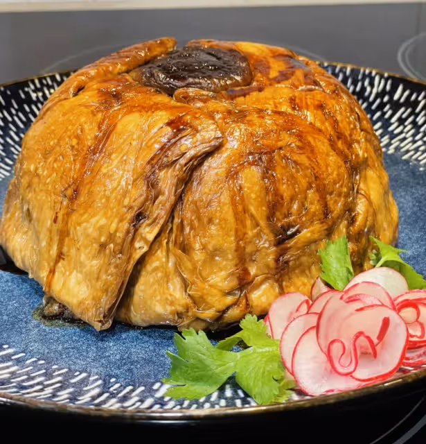 素食~~~芋頭扣豆包