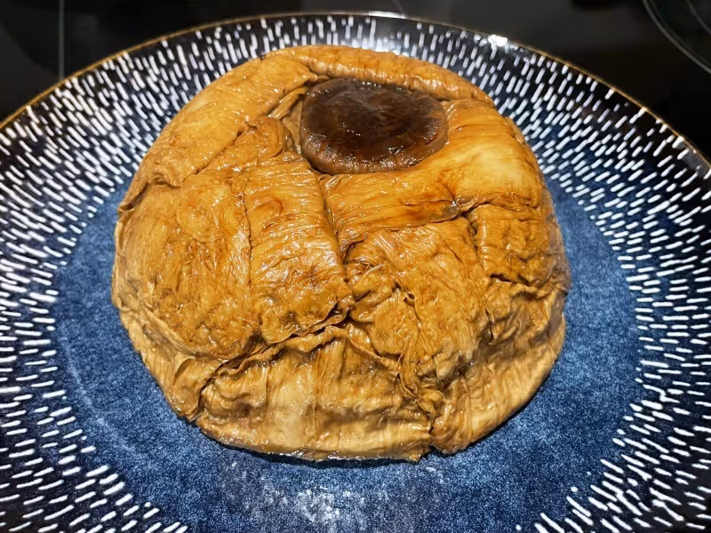 素食~~~芋頭扣豆包