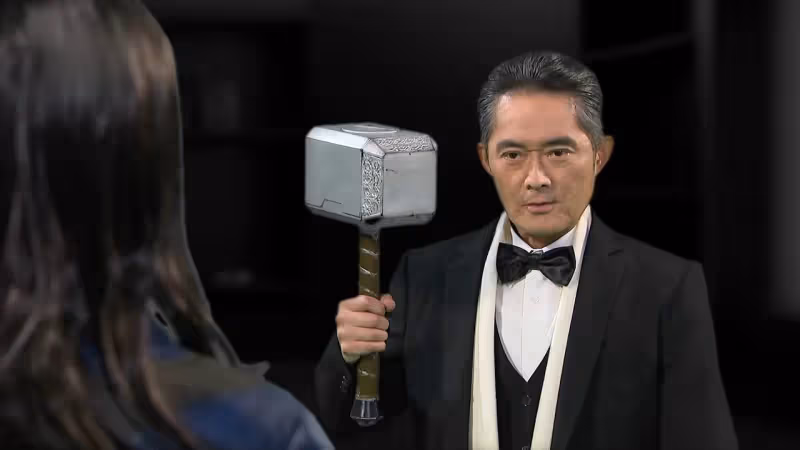 林秀玲Cosplay黑寡婦　激戰江國賓腿快沒力　　
