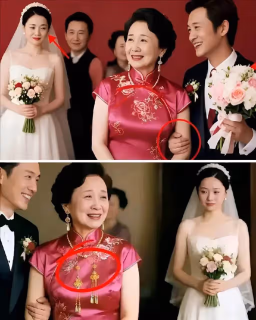 婆婆在兒子婚禮珠光寶氣，反觀兒媳「只有一個白頭紗」全身素凈，下秒看到新郎「1動作」網喊：別嫁了趕快跑