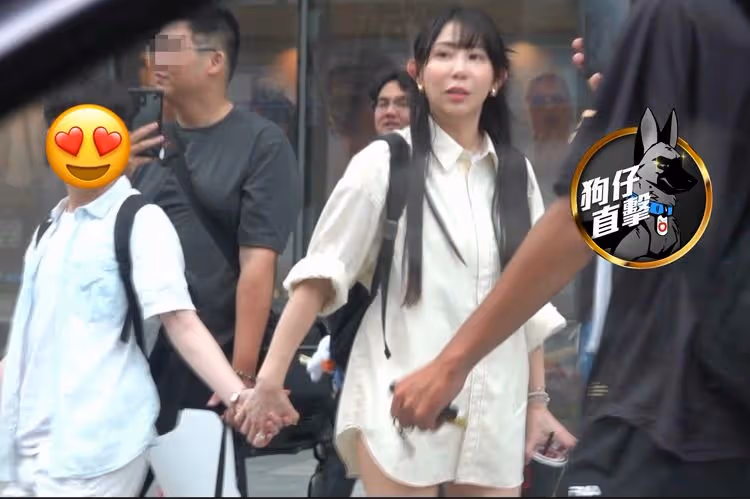 狗仔直擊｜梓梓彈開富商獵豔名單　挺E奶牽手撩粉！黑衣人護送進香閨