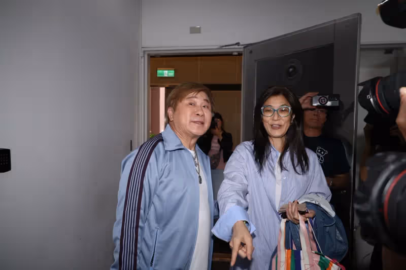 直擊｜胡瓜被爆婚變後首度同框素顏妻　不躲了鬆口真實遺產分配狀況