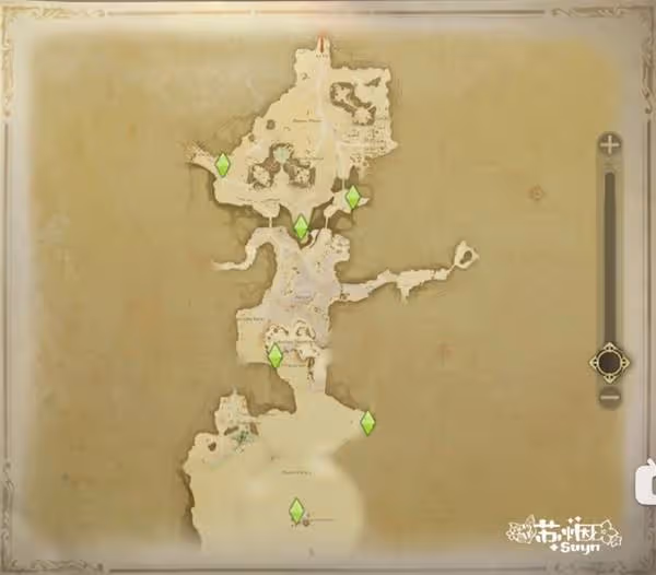 《FF14:水晶世界》風脈泉位置一覽