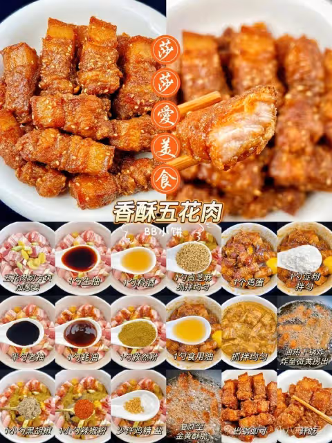 十六種豬肉經典做法，再也不用點外賣！