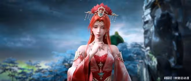 戚琳形象曝光，紅髮長裙配玉腿好美，可惜管不住嘴，害慘了石昊