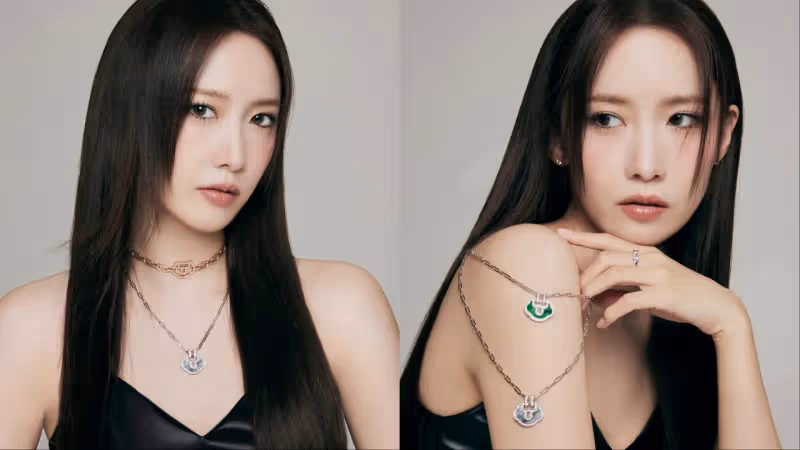 Qeelin獻絕美新作寓意滿滿　潤娥美戴紫翡、月老紅繩繫良緣