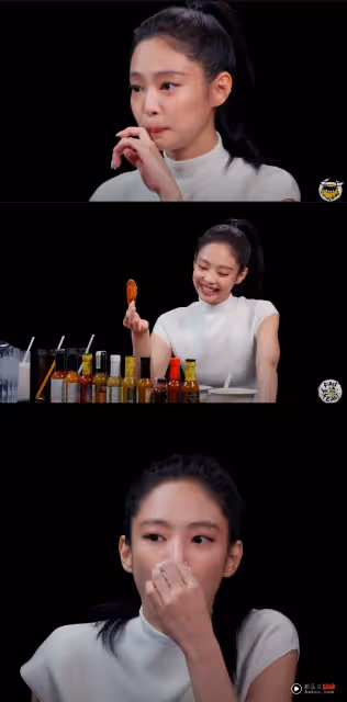 JENNIE 挑戰吃辣失控崩潰!全身發抖大喊:救命啊!