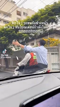 半路偶遇車禍…襯衫帥哥揮手「幫忙指揮交通」 一看竟是男神影帝