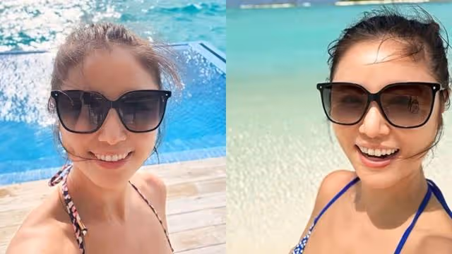林心如罕見解放泳裝! 「被拍真實身材」許瑋寧都說贊:太辣了