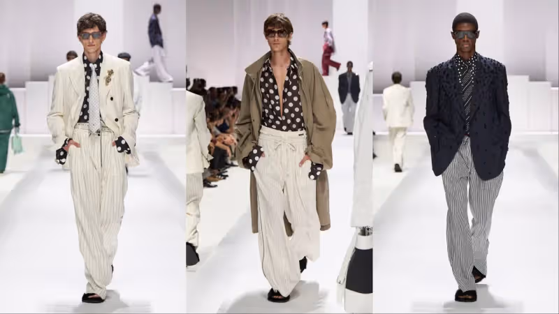 男裝周｜丁海寅現身Dolce & Gabbana大秀　西裝、腰封造型超帥