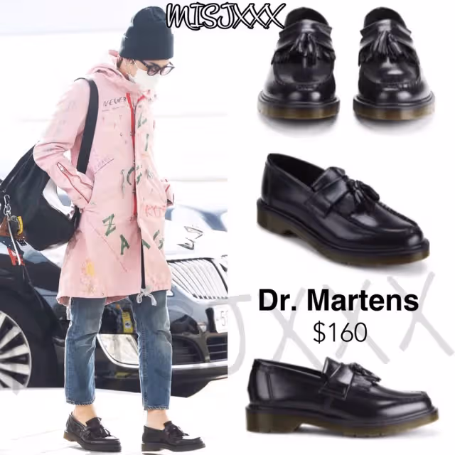 GD愛鞋強勢回歸　Dr. Martens Adrian樂福鞋「換皮」再登場