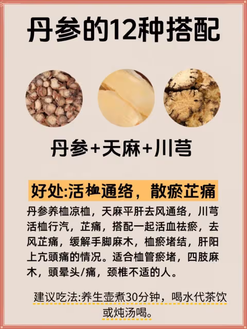 千萬別錯過丹參茶的這12種搭配，太實用了❗