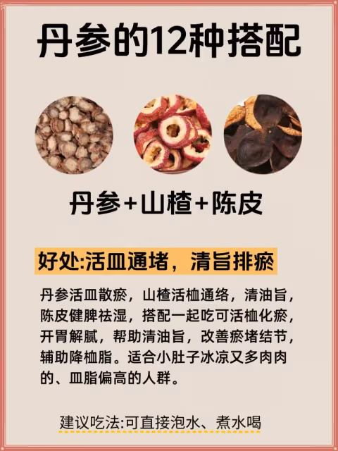 千萬別錯過丹參茶的這12種搭配，太實用了❗