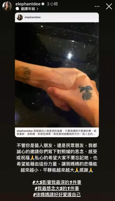 大力宣傳女兒卻沒勇氣開評論區，小S終究還是怕了