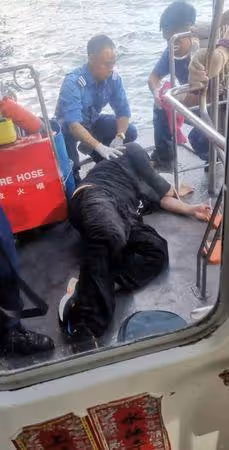 姜濤墜海獲救照瘋傳!「他很害怕」釣客以為釣到魚…還原驚恐現場