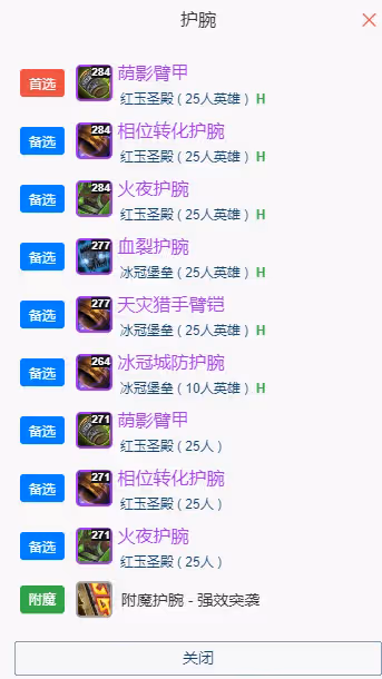 WLK懷舊服P5階段:增強薩BIS裝備搭配推薦