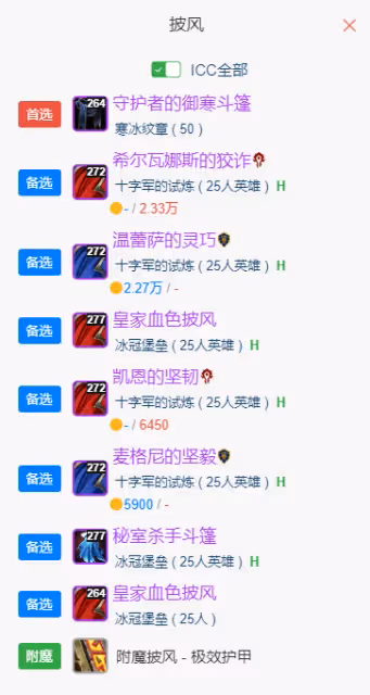 WLK懷舊服P5階段：熊德BIS裝備搭配推薦