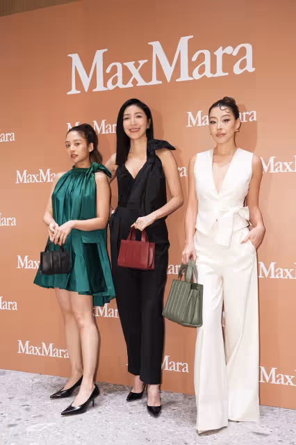 楊謹華、蔡詩芸深V美胸挺Max Mara　吳映潔帶娃「簡配包」就夠