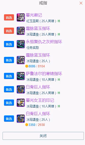 WLK懷舊服P5階段:獸王獵BIS裝備搭配推薦