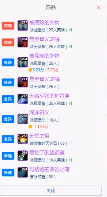 WLK懷舊服P5階段：奧法BIS裝備搭配推薦