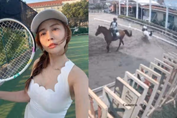 賴薇如騎馬出意外!「馬突爆沖瞬間慘摔」驚悚畫面曝光
