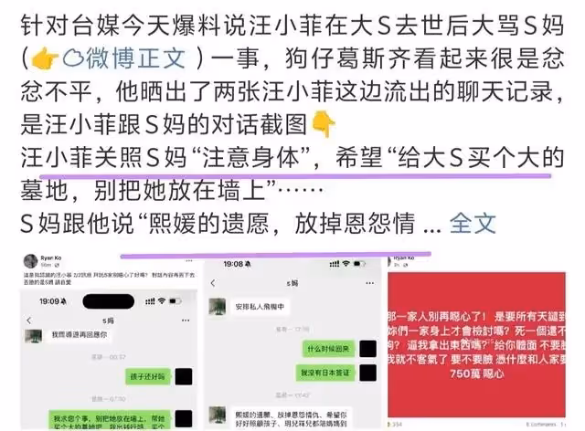 S媽坑汪小菲,葛斯齊爆料:說好低調接孩子,轉頭放料記者潑髒水