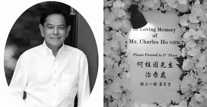 何柱國設靈!香港四大家族都派成員來悼念,伏明霞挽著梁錦松現身