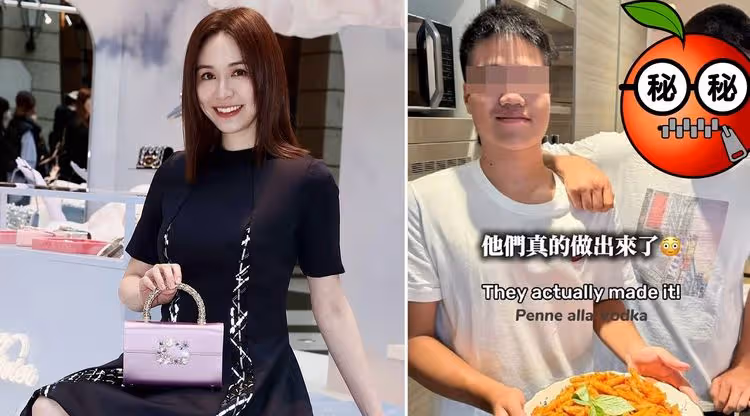 蔡依珊17歲長子下廚做義大利麵！「小連勝文」廚藝勝老爸