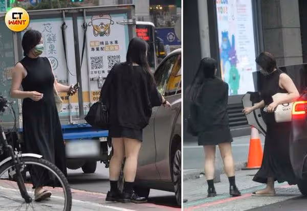 劉品言「頂5個月孕肚」燦笑現身！專車司機接送…一看老公連晨翔