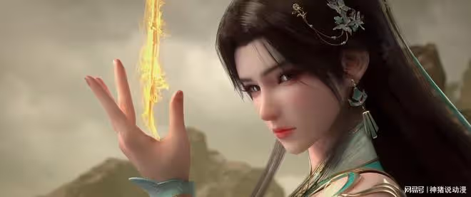 斗破蒼穹：蕭薰兒大戰魂崖，側身弓腿姿勢太誘人，可惜有一遺憾
