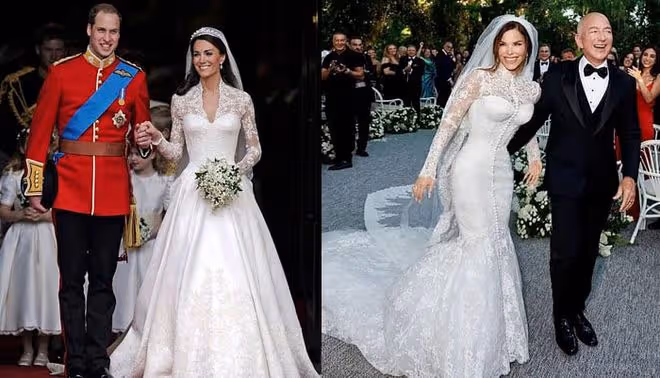 貝索斯新婚妻子婚紗被指抄襲,20億婚禮變王室模仿秀!
