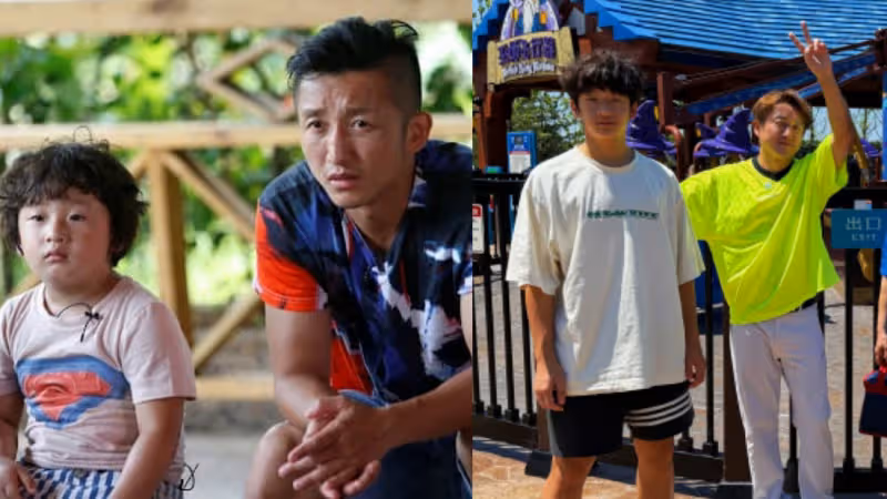 《爸爸3》里的小胖子軒軒14歲了！身高超越爸爸鄒市明