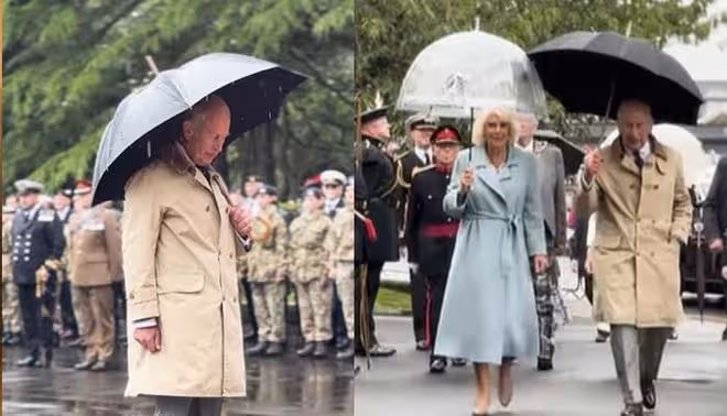查爾斯國王與卡米拉王后冒雨出席活動，暖心舉動感動蘇格蘭小鎮
